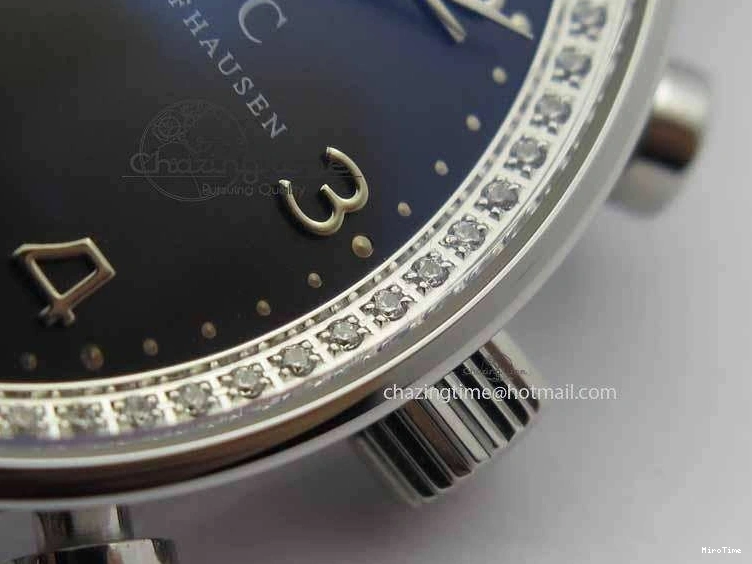 MIROTIME 0331 Unique Portuguese IW3714 Diam ZF V2 1:1 Best Edition Gray Dial On Brown Leather Strap A79350 (Slim Movement) 7250